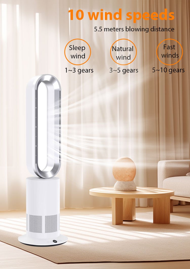 Bladeless Fan Heater 2024 (2) ClimaBlade Smart Fan - Image 3