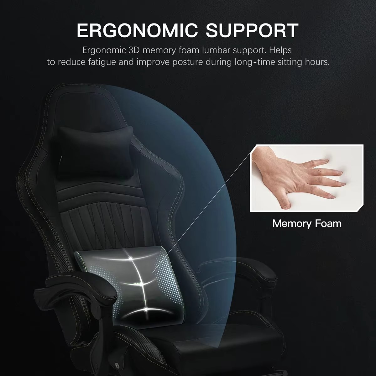Hdf90b2100e794808807fbea5cb21bc5c6 Xion ErgoGaming Chair - Image 2