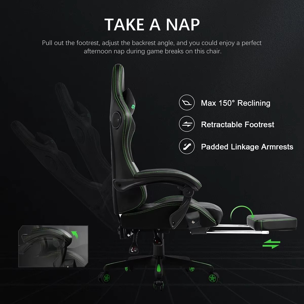 He940bd5592be4f66a7e91c5c1f29a784w Xion ErgoGaming Chair - Image 6